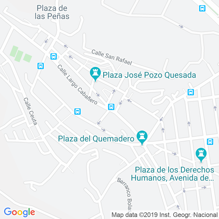 Código Postal calle Cala Cerrada en Almería