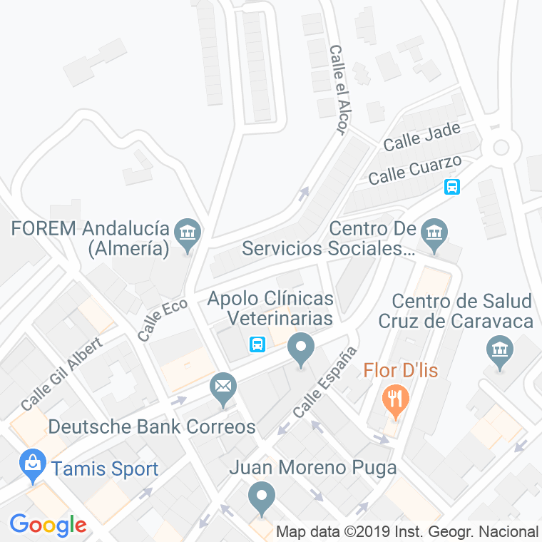 Código Postal calle Etna en Almería