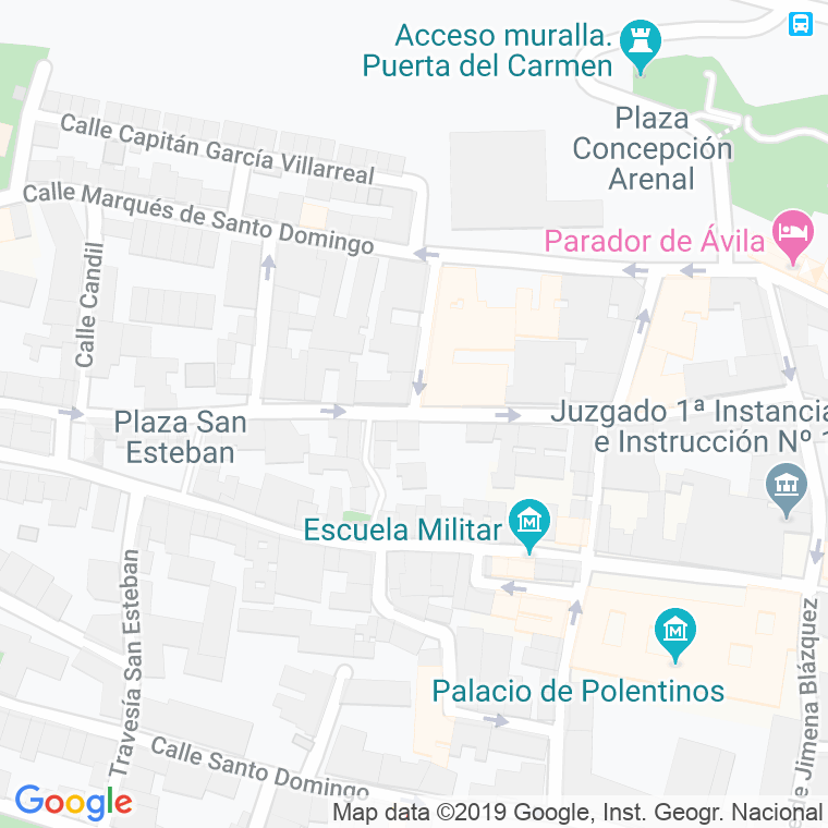 Código Postal calle Cobaleda, travesia en Ávila