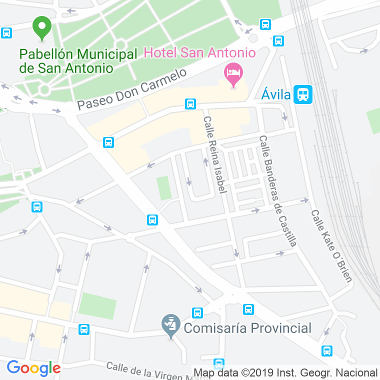 Código Postal calle Doña Urraca en Ávila