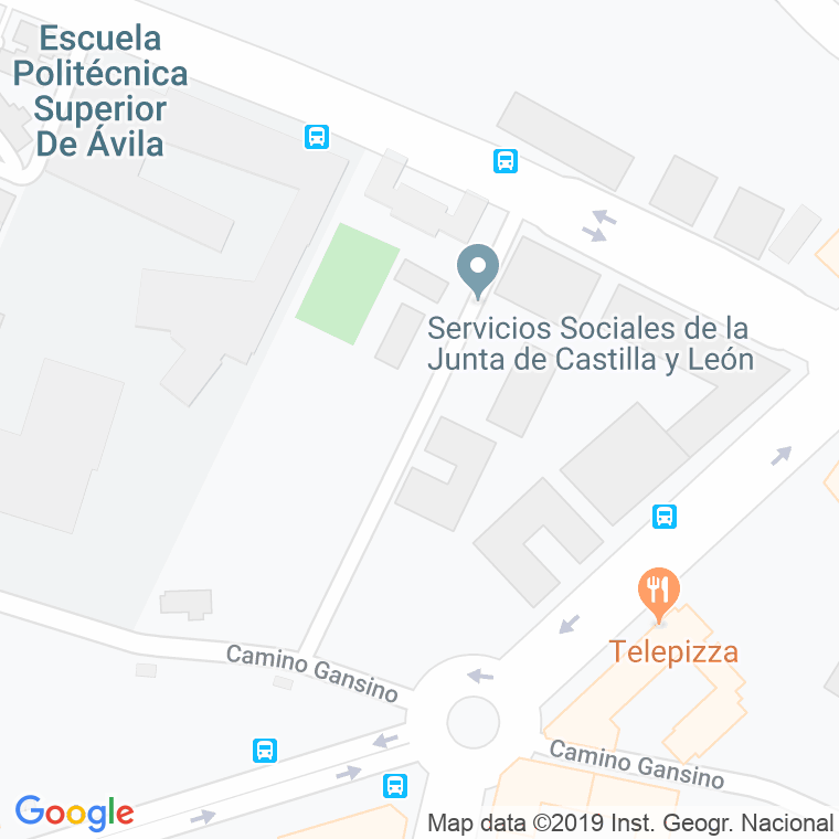 Código Postal calle Bajada Universidad en Ávila