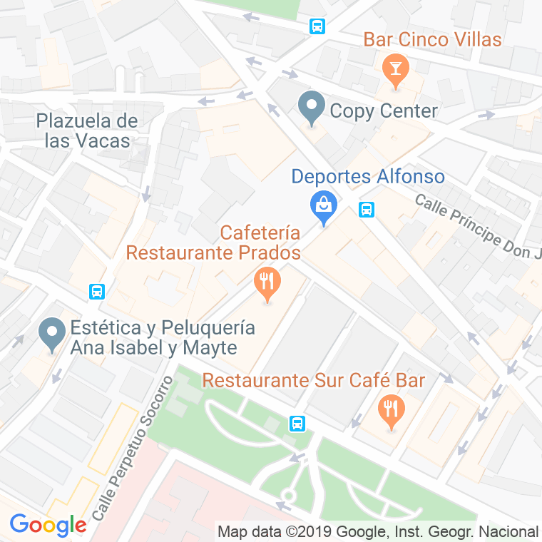 Código Postal calle Felix Hernandez en Ávila