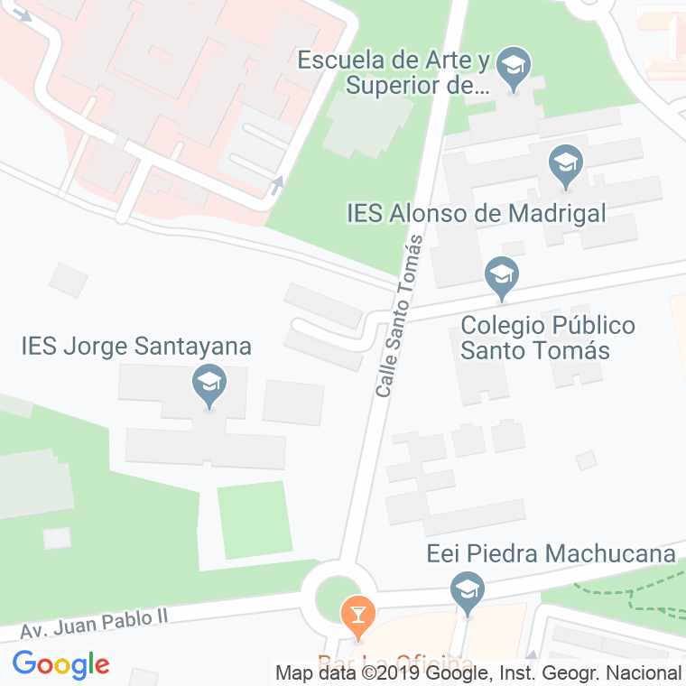 Código Postal calle San Juan De Dios en Ávila