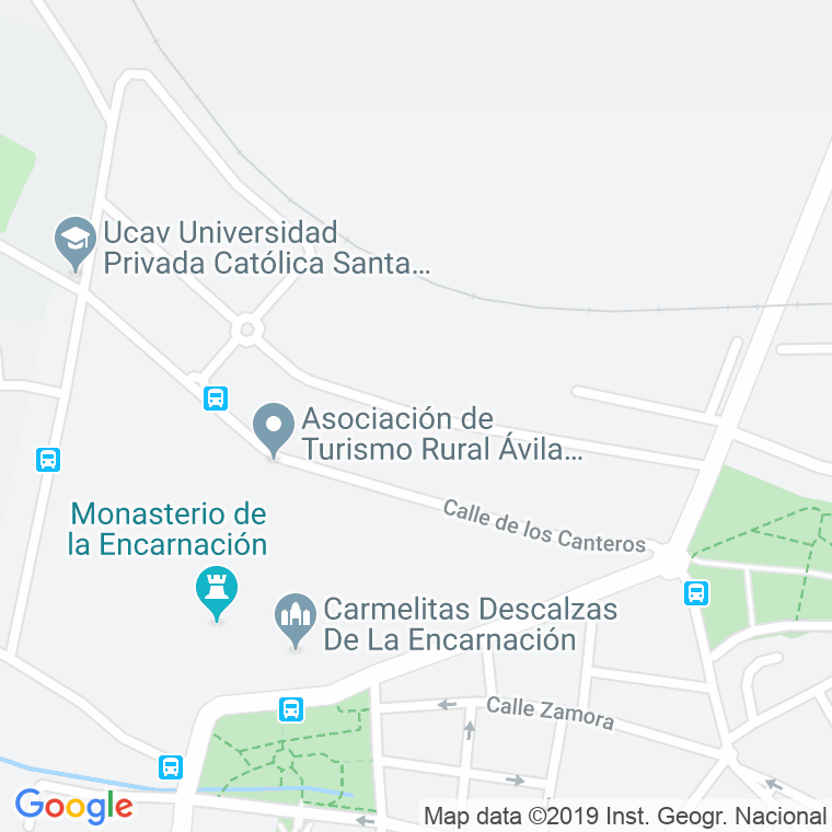 Código Postal calle Fuentes Claras en Ávila