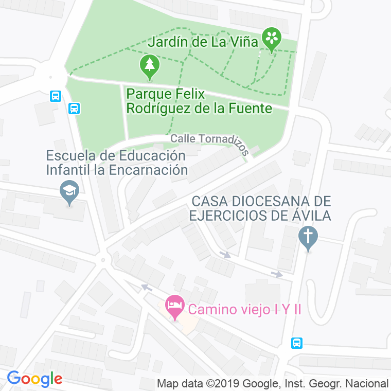 Código Postal calle Tornadizos en Ávila