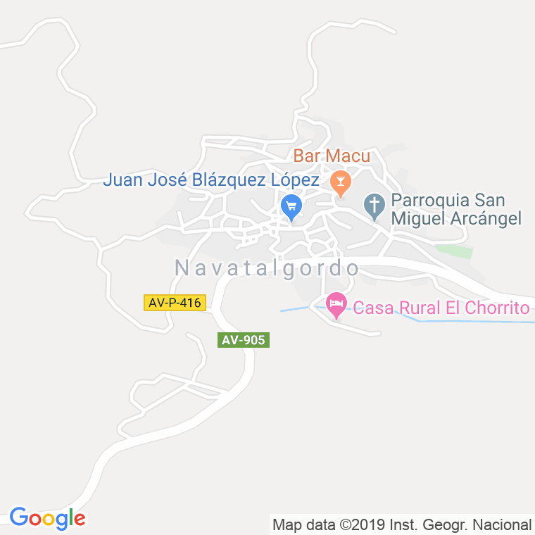 Código Postal de Navatalgordo en Ávila
