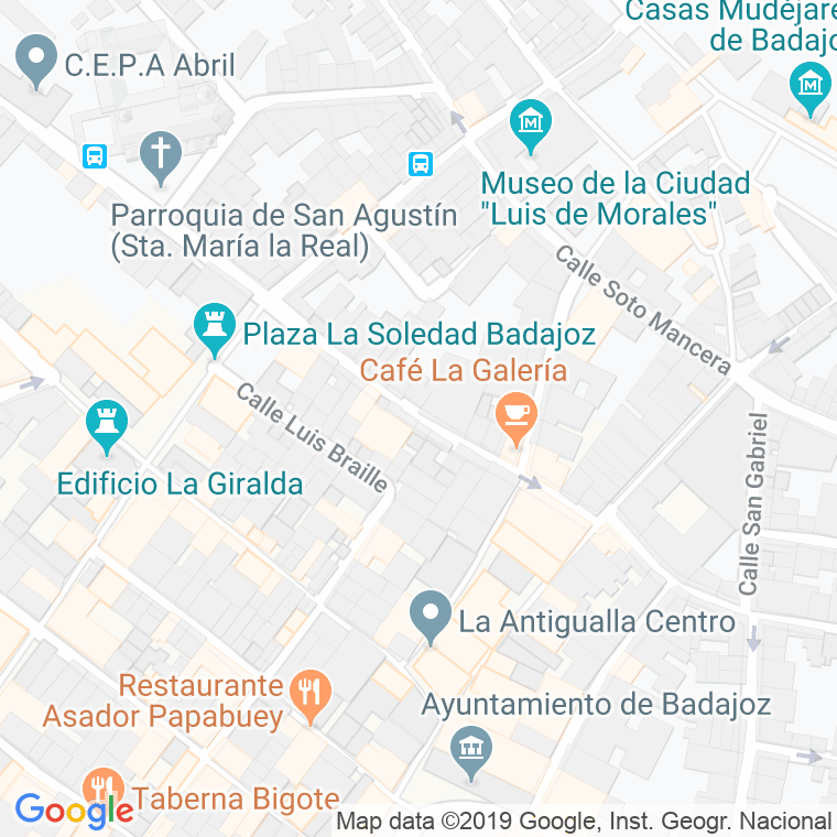 Código Postal calle Arias Montano   (Impares Del 5 Al Final)  (Pares Del 8 Al Final) en Badajoz