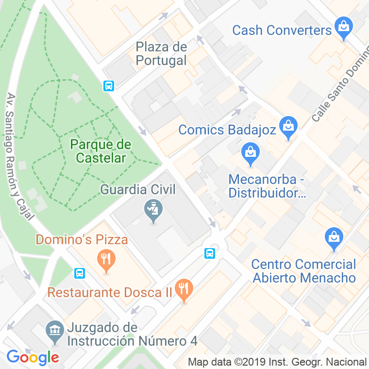 Código Postal calle Gomez De Solis en Badajoz