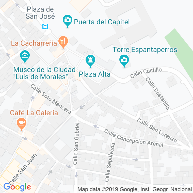 Código Postal calle Brocense, El en Badajoz