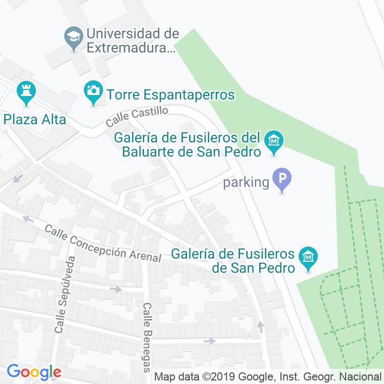 Código Postal calle Jarilla en Badajoz
