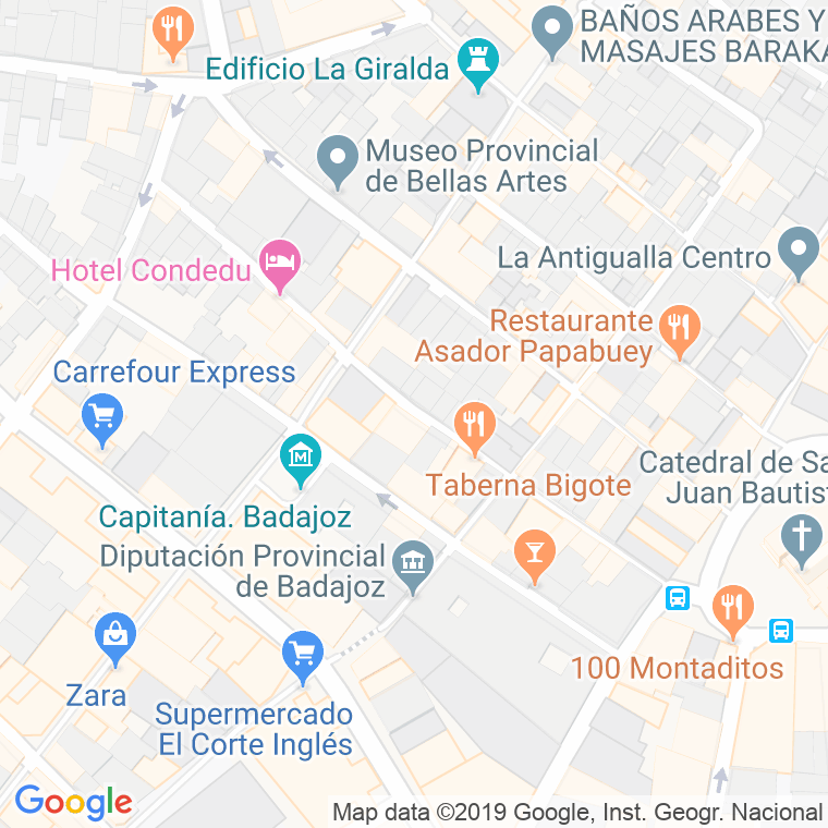 Código Postal calle Muñoz Torrero   (Impares Del 1 Al 11)  (Pares Del 2 Al 14) en Badajoz