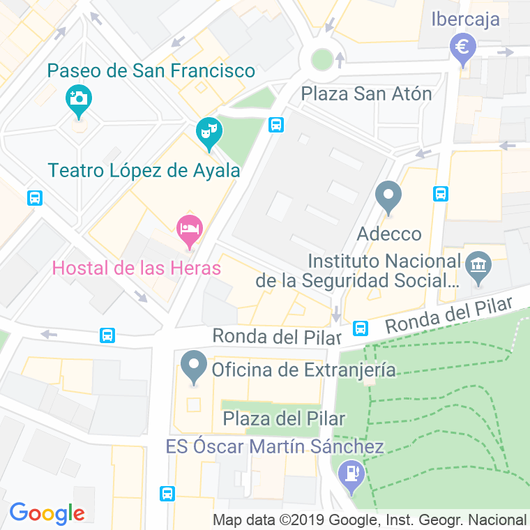 Código Postal calle Sor Agustina en Badajoz