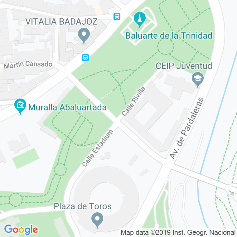 Código Postal calle Rivilla en Badajoz