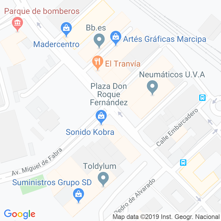 Código Postal calle Don Roque Fernandez, plaza en Badajoz