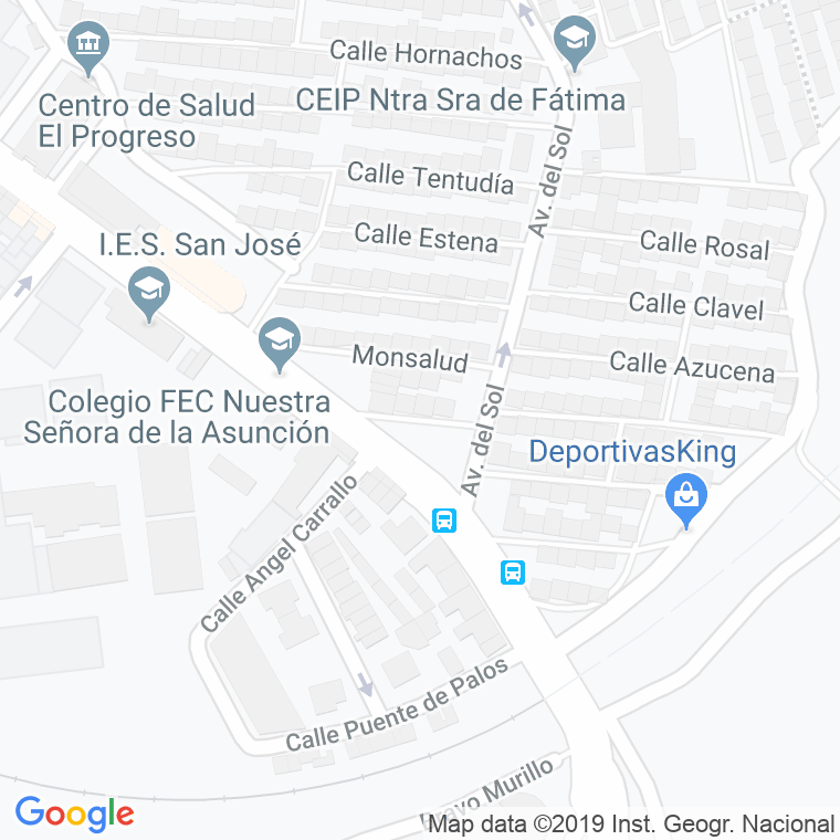 Código Postal calle Alor en Badajoz