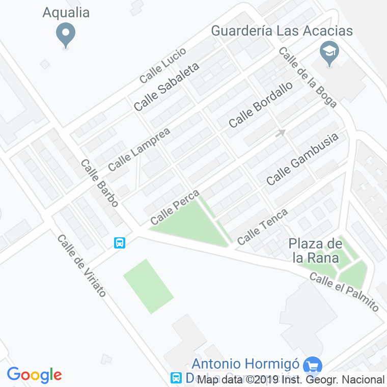 Código Postal calle Anguila, La en Badajoz