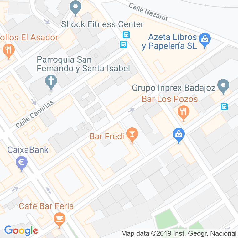 Código Postal calle Pintor Barjola en Badajoz