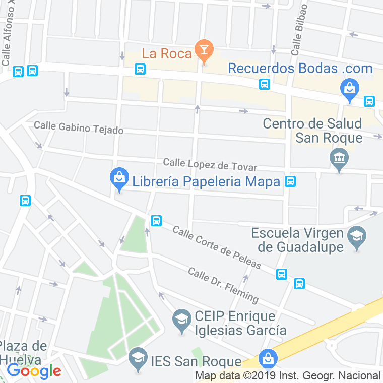Código Postal calle Luis De Miranda en Badajoz