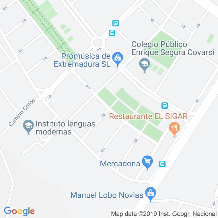 Código Postal calle Francisco Corral Acero en Badajoz