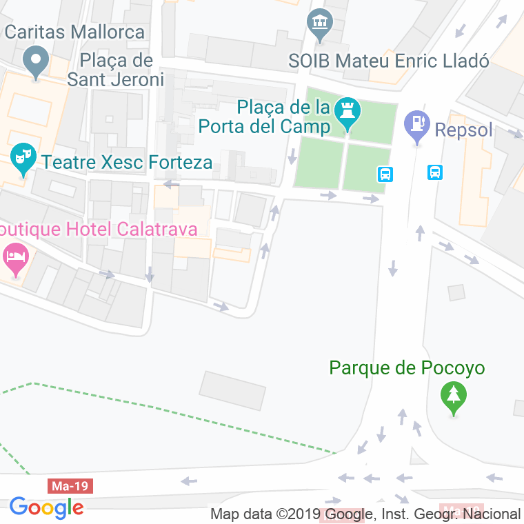Código Postal calle Bala Roja en Palma de Mallorca