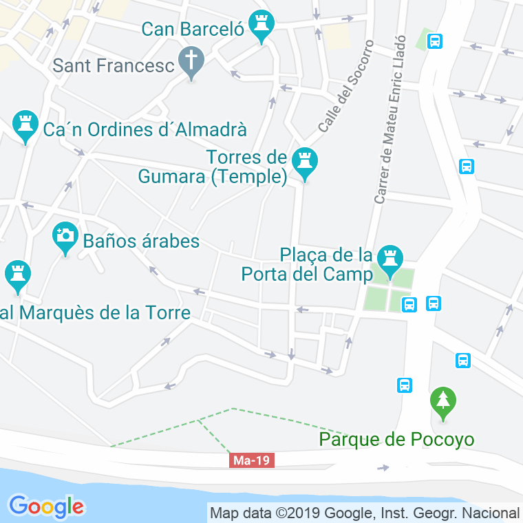 Código Postal calle Calders, D'en en Palma de Mallorca