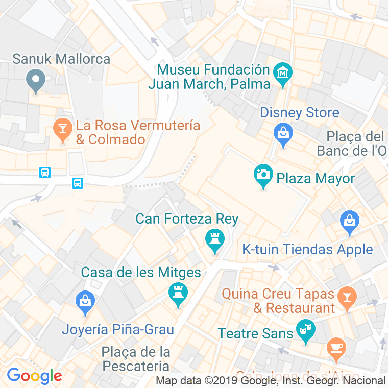Código Postal calle Forn Del Reco en Palma de Mallorca