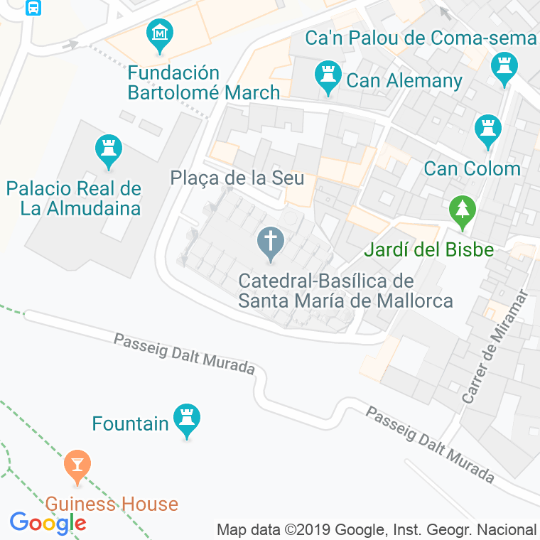 Código Postal calle Ca La Seu en Palma de Mallorca