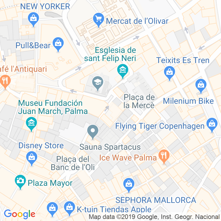 Código Postal calle Can Vallori en Palma de Mallorca