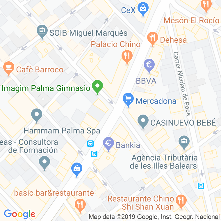 Código Postal calle Minador Vulcano en Palma de Mallorca
