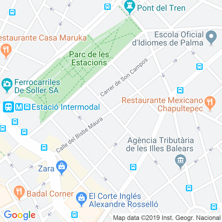 Código Postal calle Miquel Marques en Palma de Mallorca