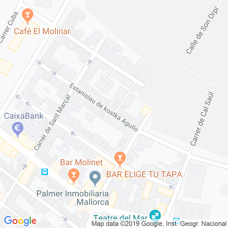 Código Postal calle Brigada Alonso Pol en Palma de Mallorca