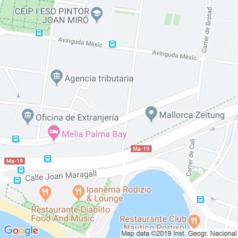 Código Postal calle Callao en Palma de Mallorca