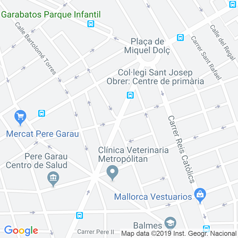 Código Postal calle Adria Ferran en Palma de Mallorca