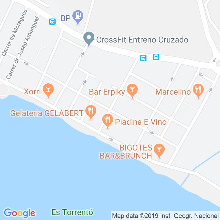 Código Postal calle Ciutadella De Menorca en Palma de Mallorca