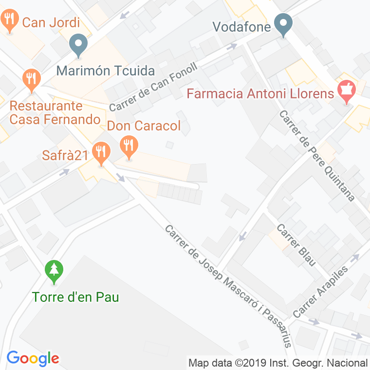 Código Postal calle Cristina Valls en Palma de Mallorca