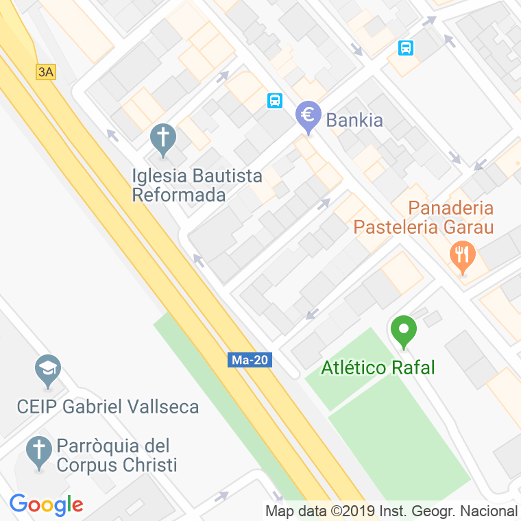 Código Postal calle Mariano Viada en Palma de Mallorca