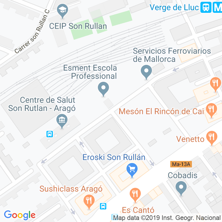 Código Postal calle Cala Figuera en Palma de Mallorca