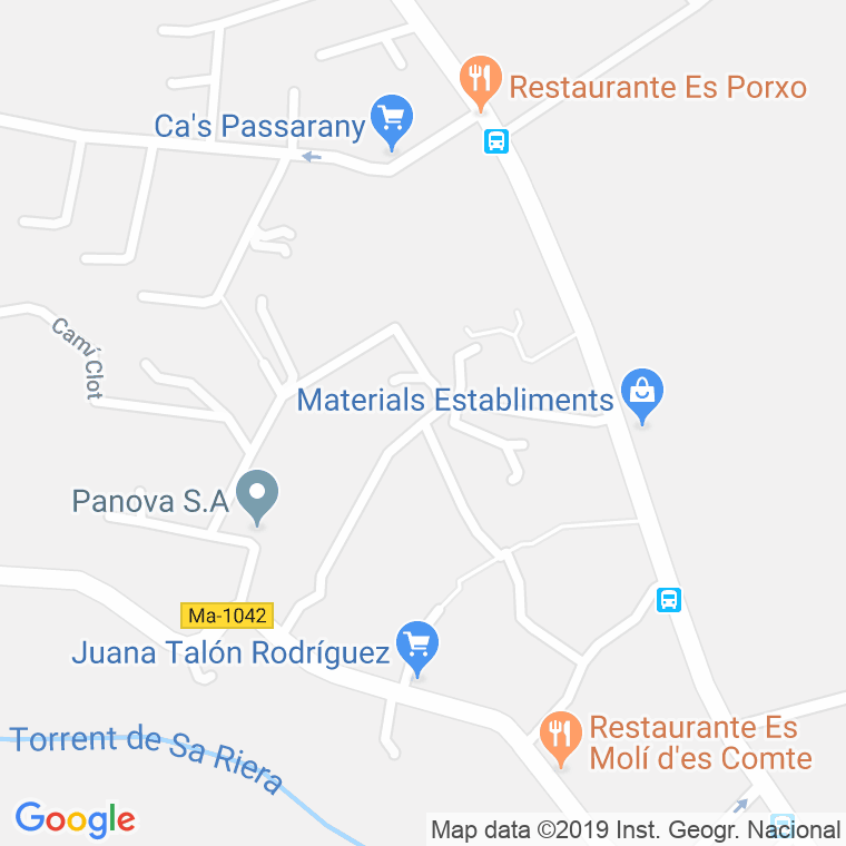 Código Postal calle Can Pau, cami en Palma de Mallorca