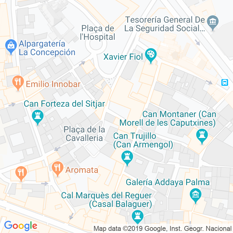 Código Postal calle Can Torrella en Palma de Mallorca