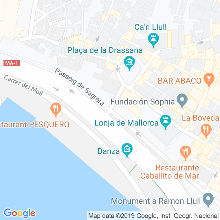 Código Postal calle Consolat en Palma de Mallorca