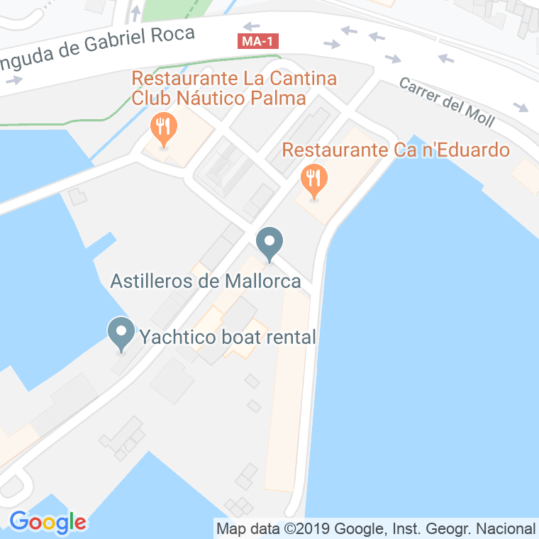 Código Postal calle Contramuelle Mollet en Palma de Mallorca