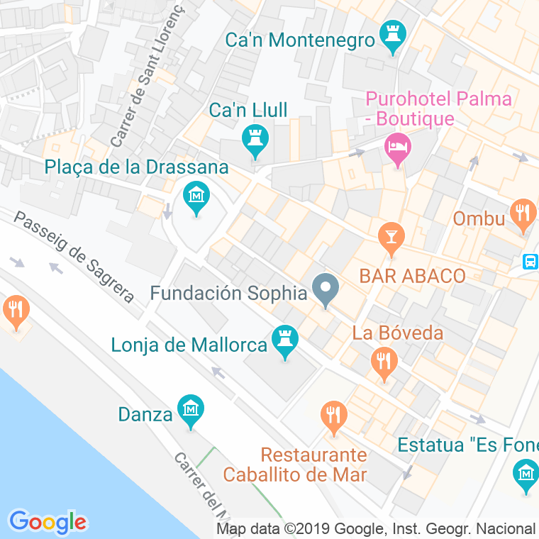 Código Postal calle Jaume Ferrer en Palma de Mallorca