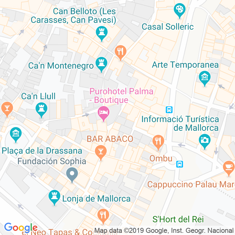 Código Postal calle Ma Del Moro en Palma de Mallorca