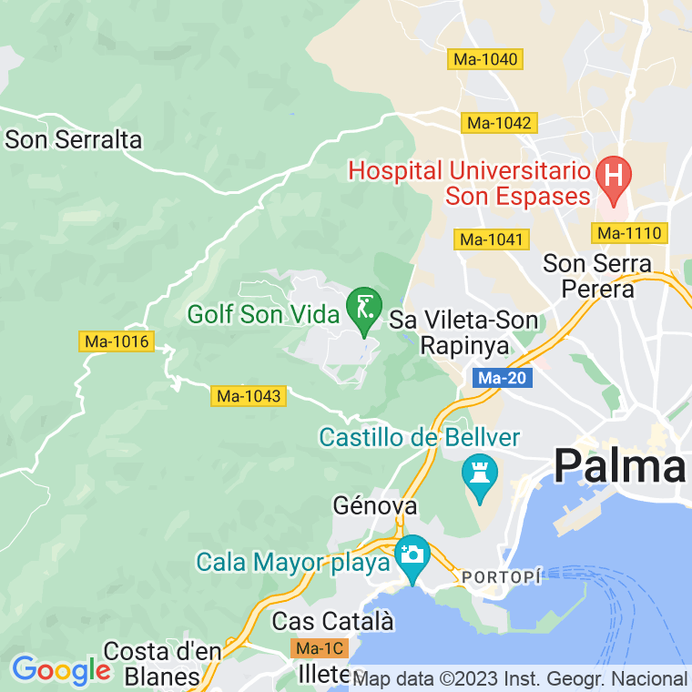 Código Postal calle Hermanos Leal en Palma de Mallorca