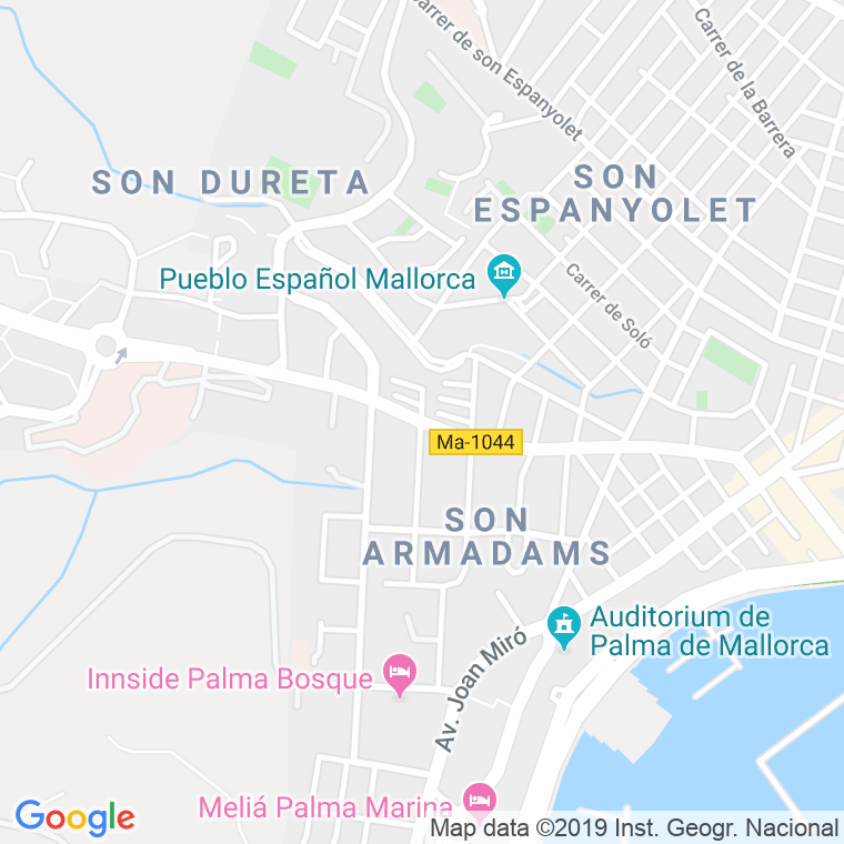 Código Postal calle Andrea Doria en Palma de Mallorca