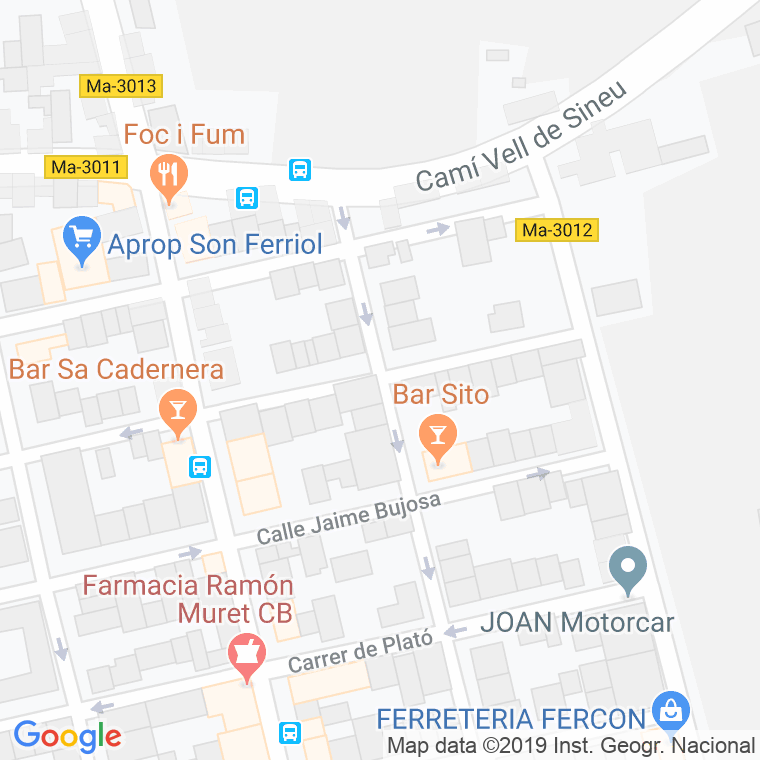 Código Postal calle Rocinante en Palma de Mallorca