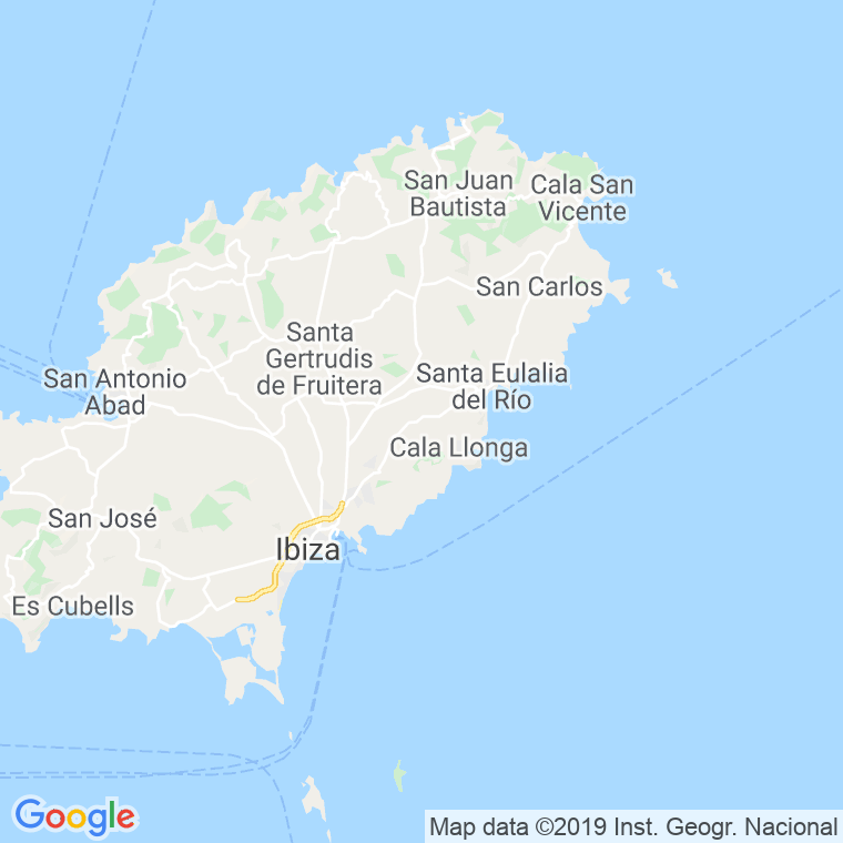 Código Postal de Ca'n Frigolas en Illes Balears