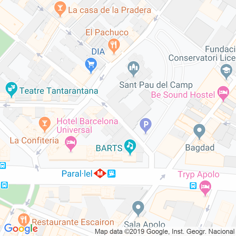 Código Postal calle Abat Safont en Barcelona