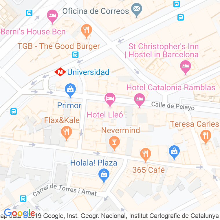 Código Postal calle Lleo en Barcelona