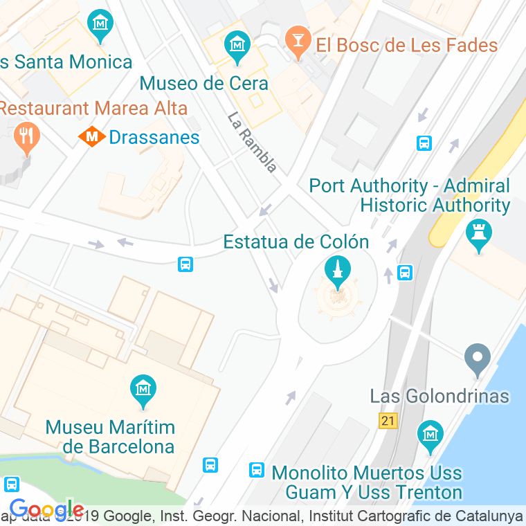 Código Postal calle Portal De La Pau, plaça (Impares Del 1 Al 1)  (Pares Del 2 Al 2) en Barcelona